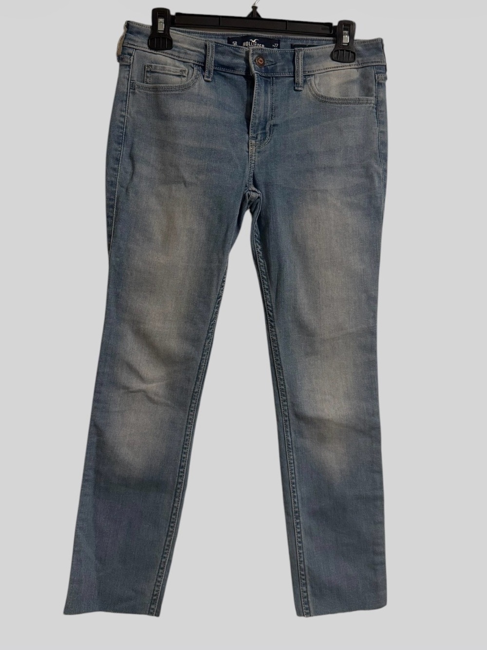 Hollister Light Blue Low-Rise Skinny Jeans